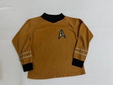 Vintage 1975 Star Trek KIDS long sleeve shirt Donmoor Paramount Uniform size 6 picture