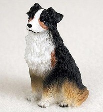 Australian Shepherd Mini Hand Painted Figurine Tri picture