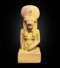 Hand-Carved Egyptian Goddess Sekhmet picture