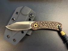 Knafs Limited Edition Lander 4 - Filigree Paper Micarta - Clip Point S35VN picture