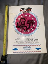 Vintage 1975 America’s Freedom Documents Bicentennial Set Chevrolet Dealer picture