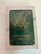 2003 American Embassy Kuwait Iraq Most Wanted Playing Cards Liberty Poker Sealed picture