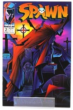 SPAWN #2 • [9.0] • 1992 • Todd McFarlane • IMAGE COMICS • 1st Violator/Clown picture