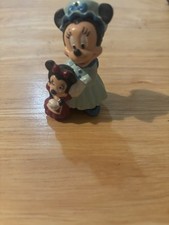 Disney Minnie Mouse Figurine Holding Mini Minnie Mouse Figurine picture
