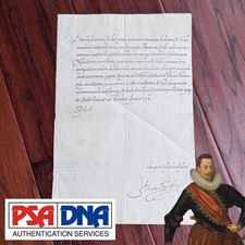 Holy Roman Emperor MATTHIAS I Signed 1592 Plea to Pope Clement Autograph * PSA picture