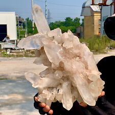 6.42LB A+++Large Natural white Crystal Himalayan quartz cluster /mineralsls picture