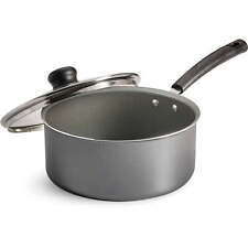 Tramontina PrimaWare 3 Quart Non-Stick Steel Gray Covered Sauce Pan picture