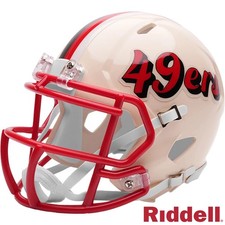 San Francisco 49ers 2026 Retro Alternate Riddell Mini Helmet picture