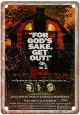 Amityville Horror 1979 Vintage Movie Poster Old Retro Look Metal Sign MP139 picture
