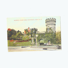 Antique c1901-1907 Eden Park Gateway Cincinnati Ohio Postcard No 27 CCC & Co picture