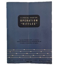 1949 WWII Operation Vittles A Berlin Airlift Special Study Report Book CHART picture