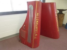 SEAGRAVE FIRE TRUCK HOOD WITH SIDE TRIM MOLDINGS LATE 1940's - early 1950's picture