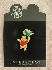 Disney Shopping Pin Winnie The Pooh Bear Chasing Net Butterfly Series LE 250 picture