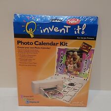 Invent It Create Your Own Photo Calendar Kit 2 Sided Photo Paper Spiral Binding picture