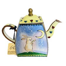 VTG Charlotte Di Vita Enameled Mini Teapot CM177 “Harvest Moon” Limited Edition picture