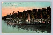 Canton OH-Ohio, Shoot The Chutes, Meyers Lake Park, Vintage c1912 Postcard picture