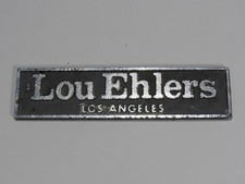 VTG Lou Ehlers Cadillac Los Angeles California Metal Dealership Badge Emblem Tag picture
