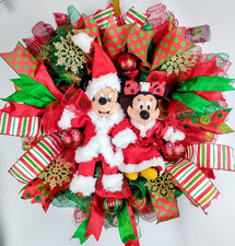 Mickey Minnie Christmas Wreath Large 24