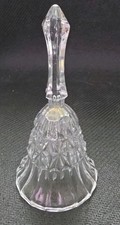 Vintage Crystal Bell 5” Tall picture