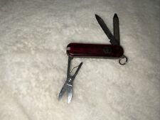 Victorinox Signature Lite Swiss Army Knife Red Translucent/ Red Led picture