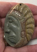 Native American Indian Hand Carving Jasper Stone - One of a Kind picture