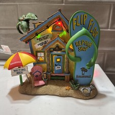 Dept 56 Margaritaville Flip Flop Repair Shop (Rare) EUC hard to find picture