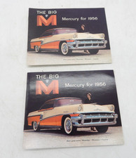Pair of Vintage 1956 The Big M Mercury for 1956 Promotional Dealer Brochures picture