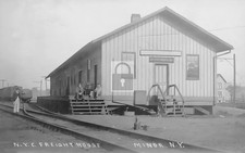 Railroad Train Depot Freight House Minoa New York NY - Reprint picture