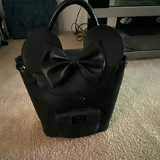 Loungefly Disney Mickey Mouse Ears Mini Backpack Black, Mickey Mouse Theme picture