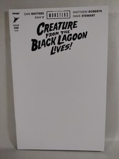 Creature From The Black Lagoon Lives #1 Image Comic Blank Sketch Cover Variant  picture