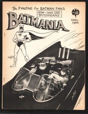 Batmania #10 4/1966-Batman fanzine-info-buy & sell ads-Adam West cover-Biljo ... picture