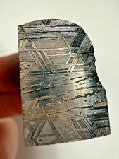 LOW PRICE BEAUTIFUL BLOCK CUT MUONIONALUSTA SWEDISH IRON METEORITE 30.6 GMS picture