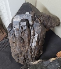 HUGE 46.5 Pound Massive Smoky Quarts Crystal Full Termination Elestial Cathedral picture