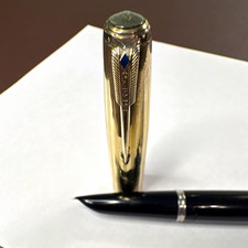 Parker 51 Jewel Vintage Vacummatic Fountain Pen With Inlaid Nib picture