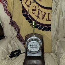 Vintage General Electric Electric Meter Lamp | Working JUNIOR ACHIEVEMENT Label picture