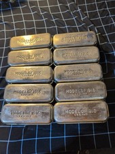 Original WWI U.S. Army Model 1916 1917 Bacon Ration Tins, Lot 10 Militatia USA picture