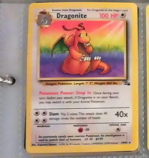Pokémon 1999 Fossil Dragonite Holo #4/62 English Wizards of the Coast picture