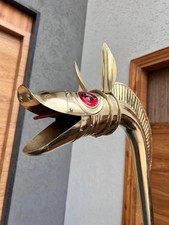18G Brass Deskford Carnyx 6ft Viking War Horn | Playable Medieval Replica picture