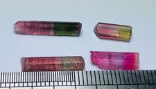 6.6 Cts Natural Beautiful Jewellery Size Top Class Bi Colour Tourmaline Crystals picture