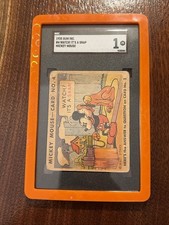 1935 GUM INC. Mickey Mouse #4 SGC 1 Watch It’s A Snap TYPE 2 picture