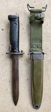 Vtg M5A1 Garand MILPAR CO Bayonet Foreign Military Aid M8A1 PWH Scabbard Sheath picture