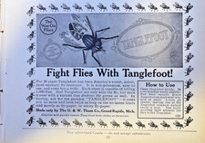 1914 Advertisement Fight Flies With Tanglefoot Fly Destroyer O & W Thum Co picture