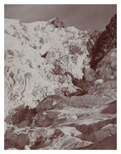 France, Grands Mulets, Aiguille du Midi, Vintage print, circa 1900 Vintage print picture