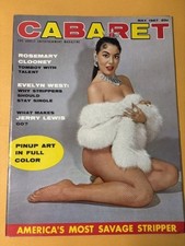 BURLESQUE CABARET MAG MAY 1957  PICS AND ARTICLES  SEE SCAN DESCRIPTIONS  B4UBID picture