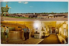 c1950's Holiday Inn Hotel St. Louis Missouri MO Dual View Vintage Postcard picture