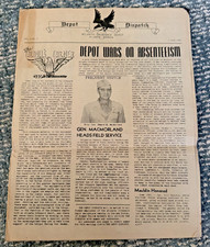 July 2, 1945 Atlanta Ordnance Depot Dispatch Vol. 2 No. 7 WWII Newspaper RARE picture