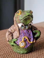 Pre-BETHANY LOWE Debra Schoch PAPER MACHE Whimsical FOLK ART MR TOAD Wind+Willow picture