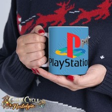 Classic PS1 PlayStation Console Coffee Mug - Retro Gaming Ceramic Cup 11oz 15oz picture