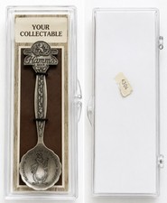Vintage Hamm’s Beer Souvenir Spoon Hamm’s Bear Original Display Case RARE NEW picture