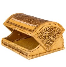 Birch Bark Bread Box Russian Natural Hand Carved Anti Mold Bread Keeper 12